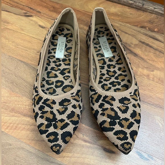 Steven By Steve Madden Shoes - STEVEN by Steve Madden Leopard Print Flats